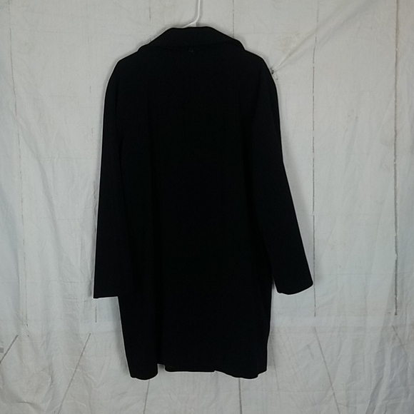 London fog black silver hardware coat - Picture 6 of 7